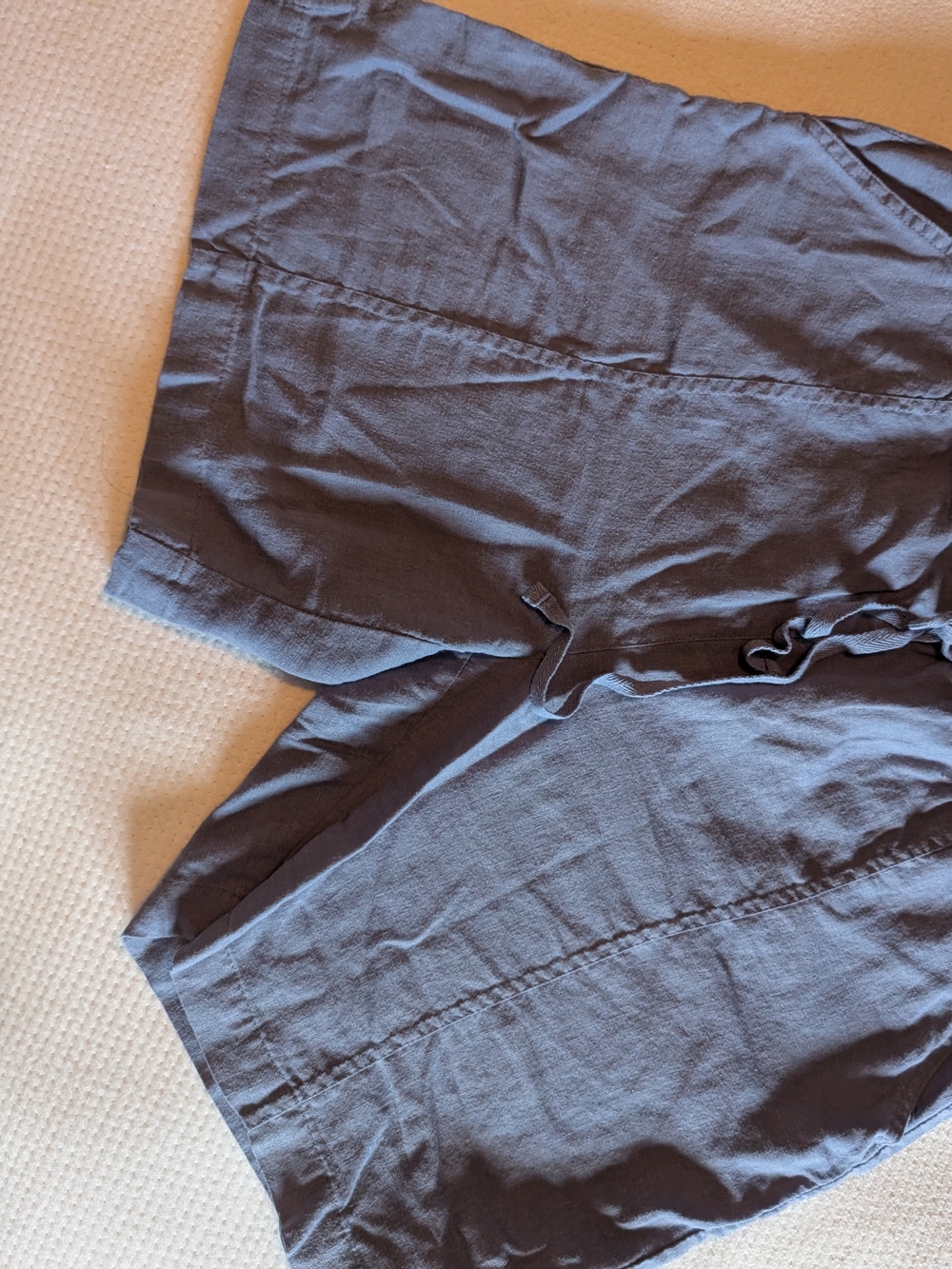 Casual Drawstring Shorts in Light Blue